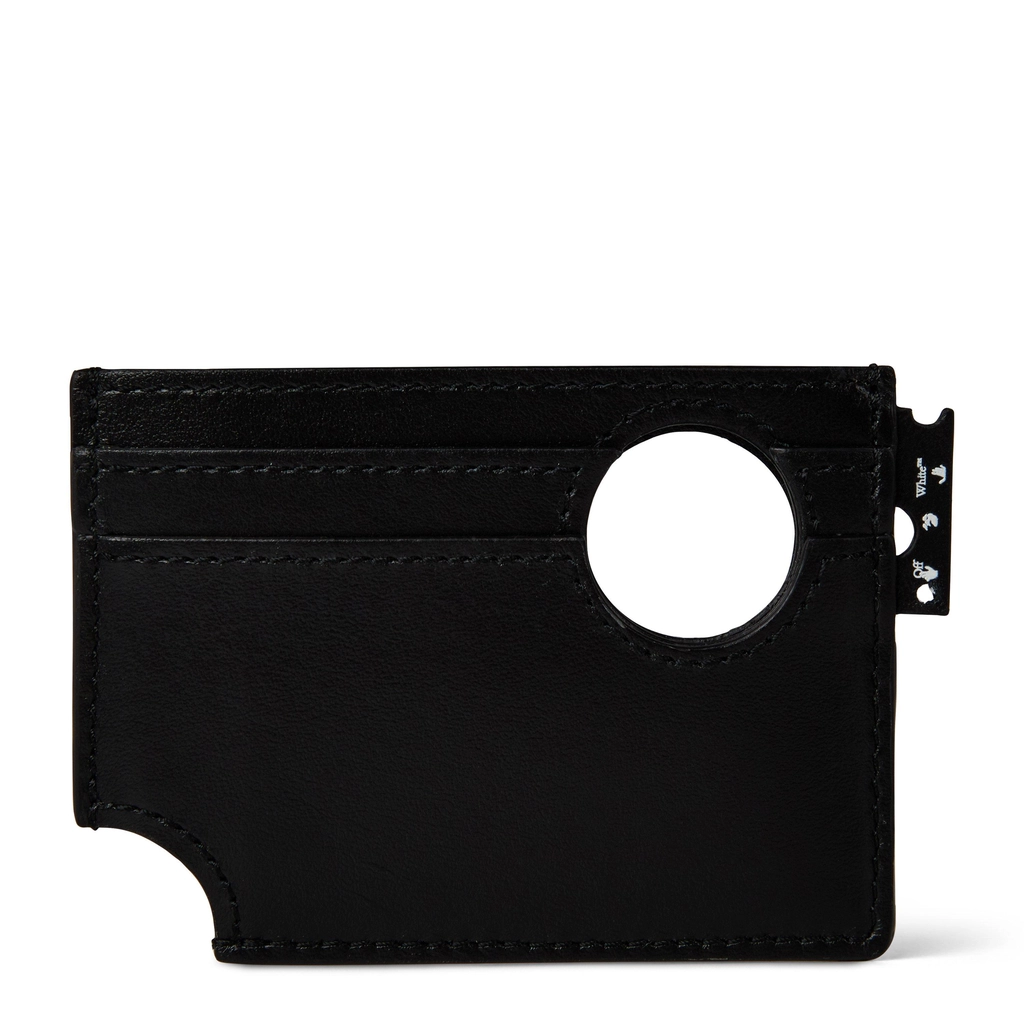 Off White Cardholder - Black/Green